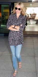sienna miller leopard ww cardigan