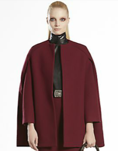 Gucci cape: favorite of stylist Christy