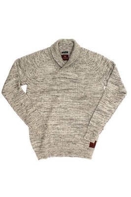 Scotch & Soda Ribbed Shawl Collar Sweater, Tigertree $148