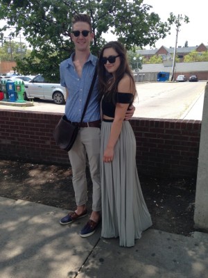 This chic duo, @trentgrubb and @no_books are looking effortless!