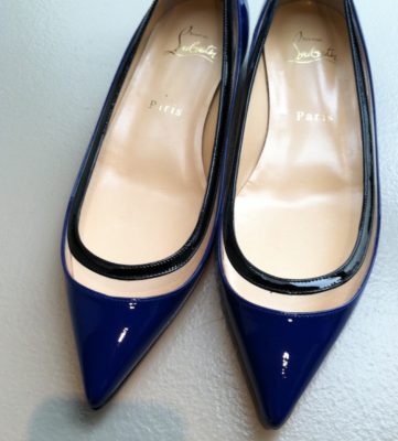 The perfect touch of blue, Louboutin style