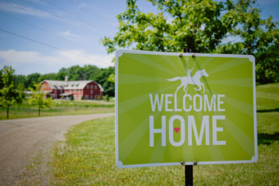 The motto at Flying Horse Farms goes like this: Whether you're coming or leaving, you're always going home.