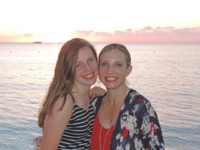 Michelle with her daughter, Hannah.