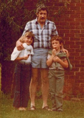 Michelle with her family in South Africa before her parents immigrated to the United States. 