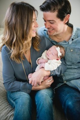 Maren, her fiancé Marc and their daughter, Lennon.