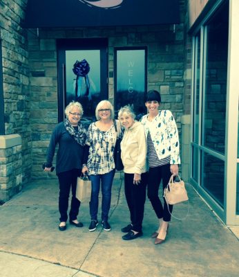 Allison with her aunt, mom and grandma.